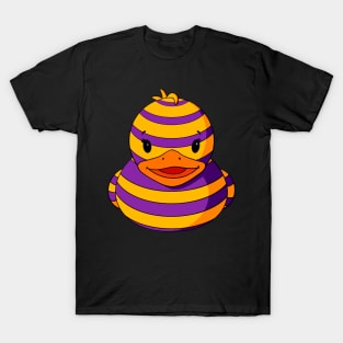 Striped Egg Rubber Duck T-Shirt